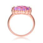 Colette Cocktail Smokey Oval Gem Ring GENEVIVE