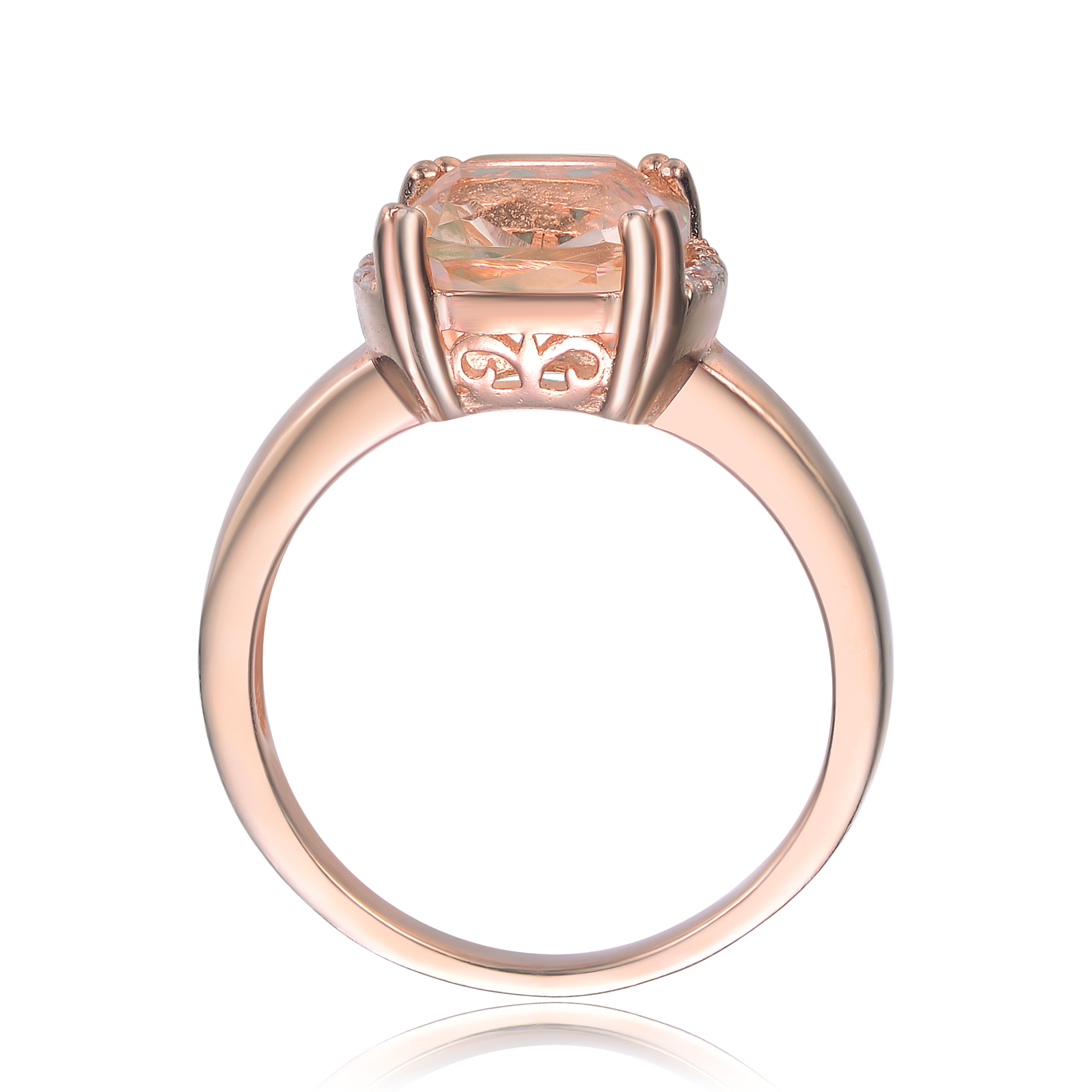 Fleur Square Shaped Ring GENEVIVE