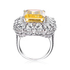 Dauphine Champagne Rectangular Limited Edition Ring GENEVIVE