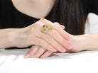 Palette Caroline Golden Band Ring GENEVIVE