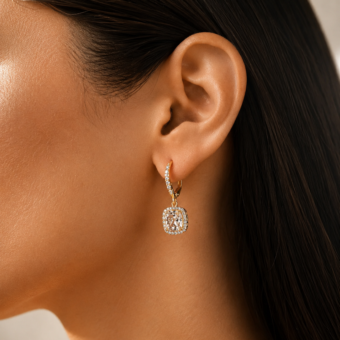 Renée Déco Square Earrings GENEVIVE