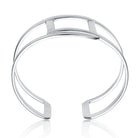 Colette Interlaced Silver Geometric Bracelet Genevive
