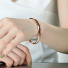 Belleville Rose Gold Plating Bangle Bracelet GENEVIVE