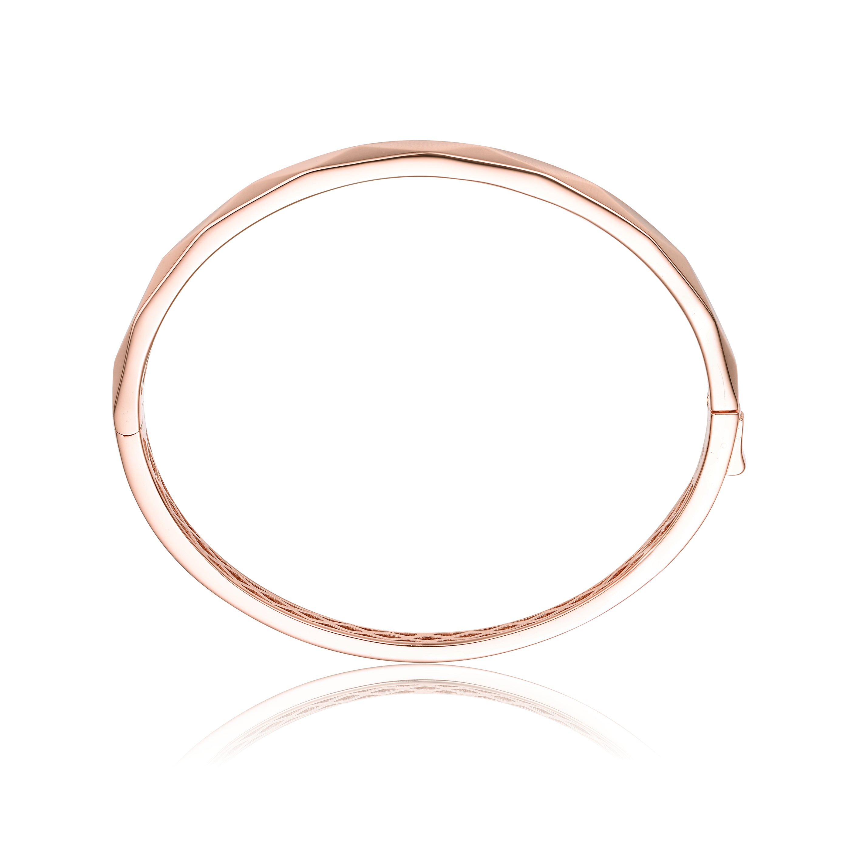 Belleville Rose Gold Plating Bangle Bracelet GENEVIVE