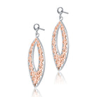 Lisette Two-Tone Dangling Earrings GENEVIVE