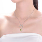 Isabelle Sphere Modern Toggle Couture Necklace GENEVIVE