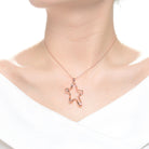 Claire Star Halo Collier Necklace GENEVIVE