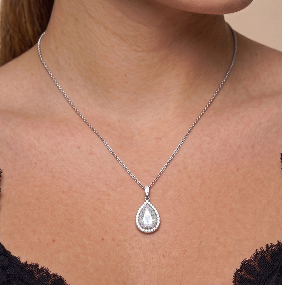 Camille Accent Drop Couture Necklace GENEVIVE