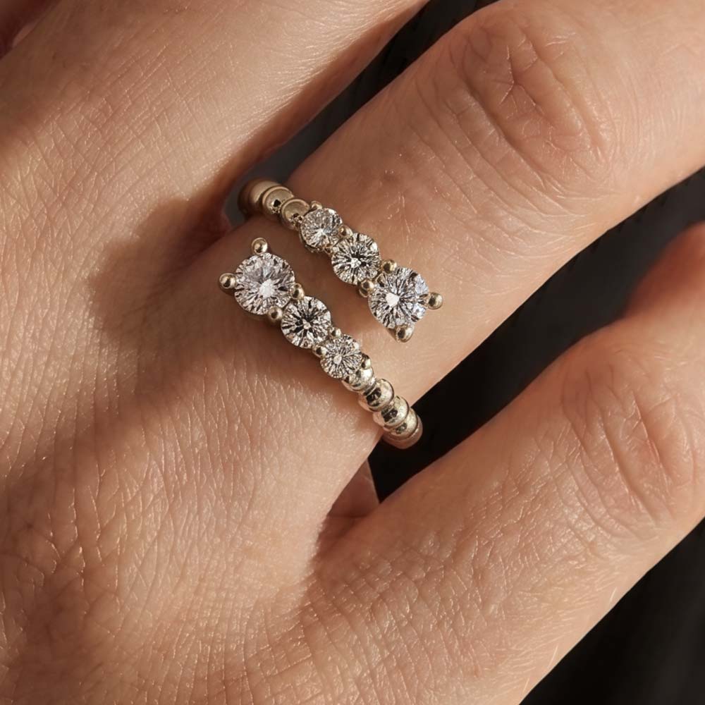 Anne Coiled Bead Stacking Couture Ring GENEVIVE