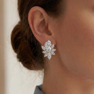 Monique Corsage Cluster Stud Earrings GENEVIVE