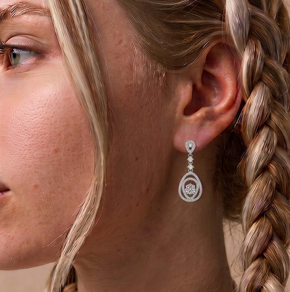 Arc Etoile Drop Earrings GENEVIVE