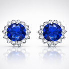 Valerie Solitaire Button Stud Classic Earrings GENEVIVE