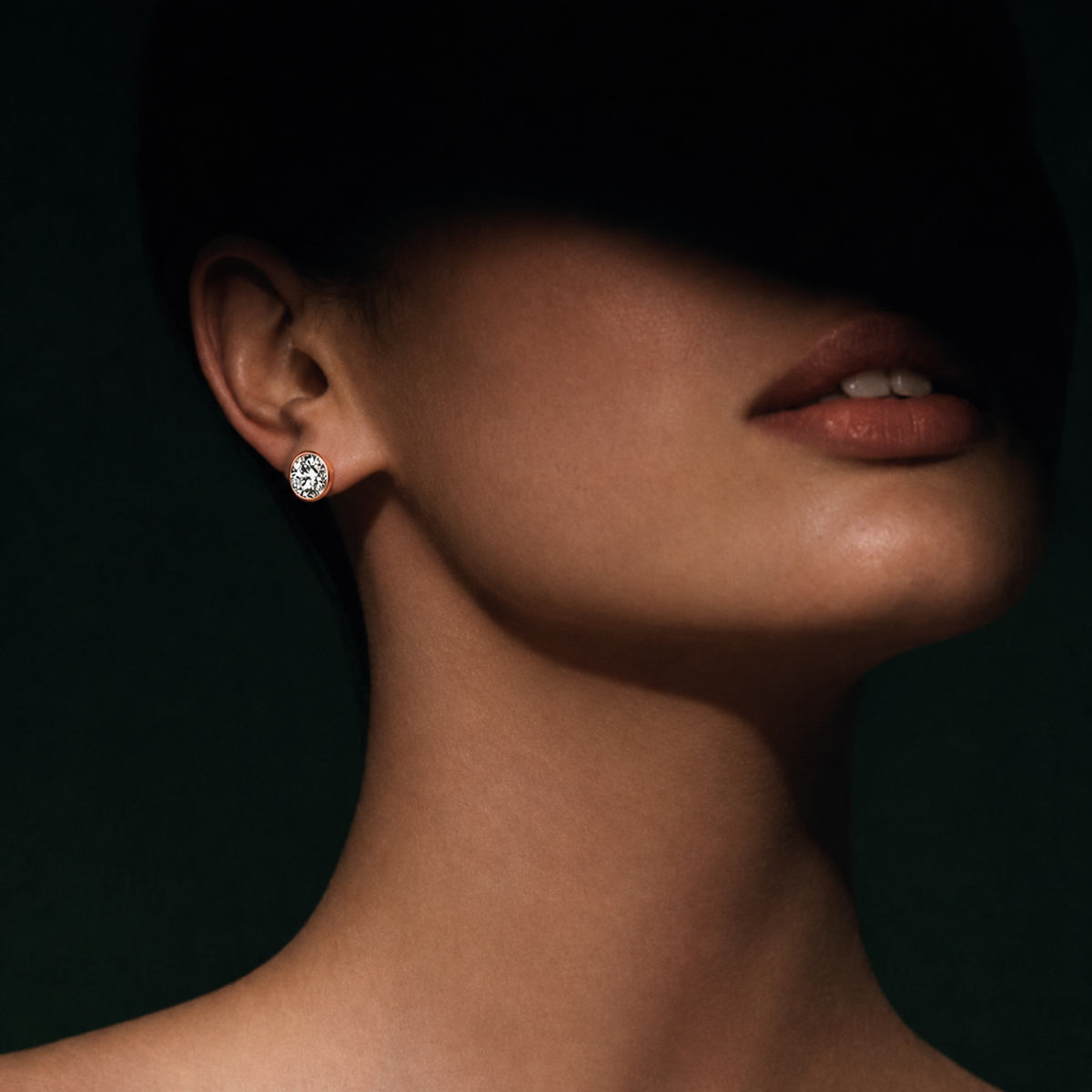 Marguerite Solitaire Stud Earrings GENEVIVE