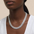 Louise Linear Pave Necklace GENEVIVE