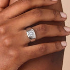 Vilette Moissanite Modern Adjustable Ring GENEVIVE