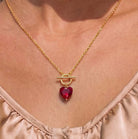 Justine Modern Couture Heart Necklace GENEVIVE