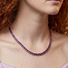 Eloise Midi 3MM Tennis Necklace GENEVIVE
