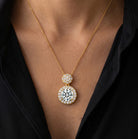 Marie Double Cluster Couture Necklace GENEVIVE