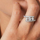 Isabella Bypass Sparkle Ring GENEVIVE