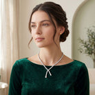 Marie Crossover Necklace GENEVIVE