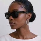 Lisette Braided Hoop Earrings Genevive