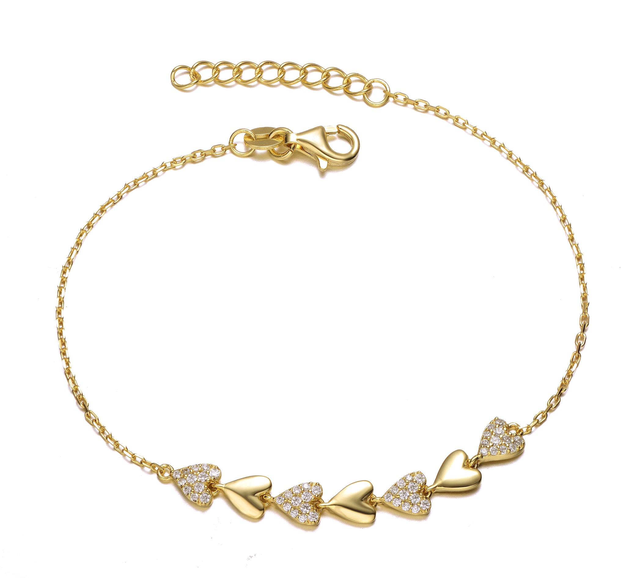BASICKS | Heart Bracelet (Medium Link) - silver – FAB4