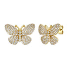 Juliette Butterfly Pave Earrings GENEVIVE