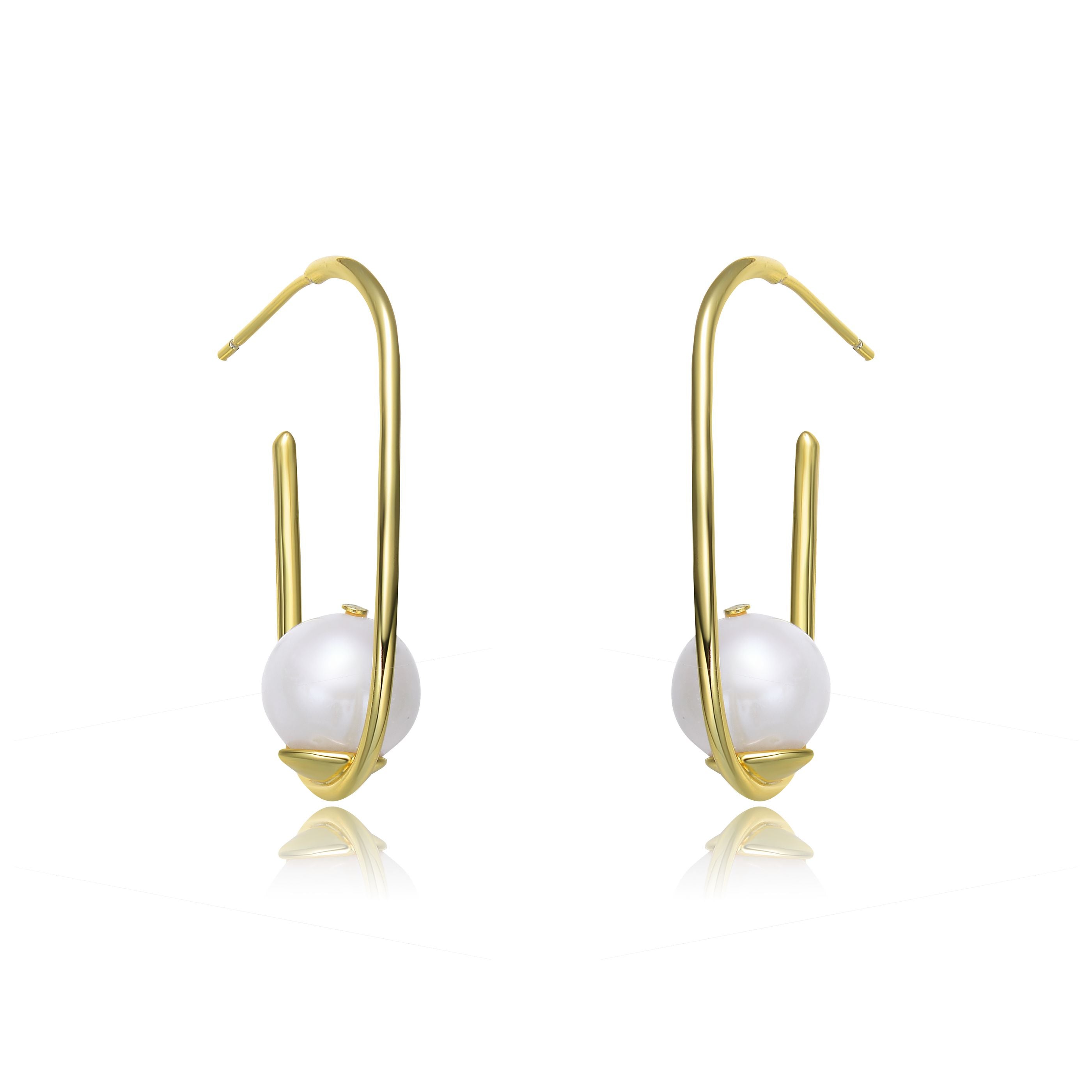 Amazon.com: 1 Pair Gold Plated Dangle Hoop Earrings for Women Girls  Multi-layer Round Geometric Hook Earring Fashion Statement Earring for  Women Girls-1# : Clothing, Shoes & Jewelry