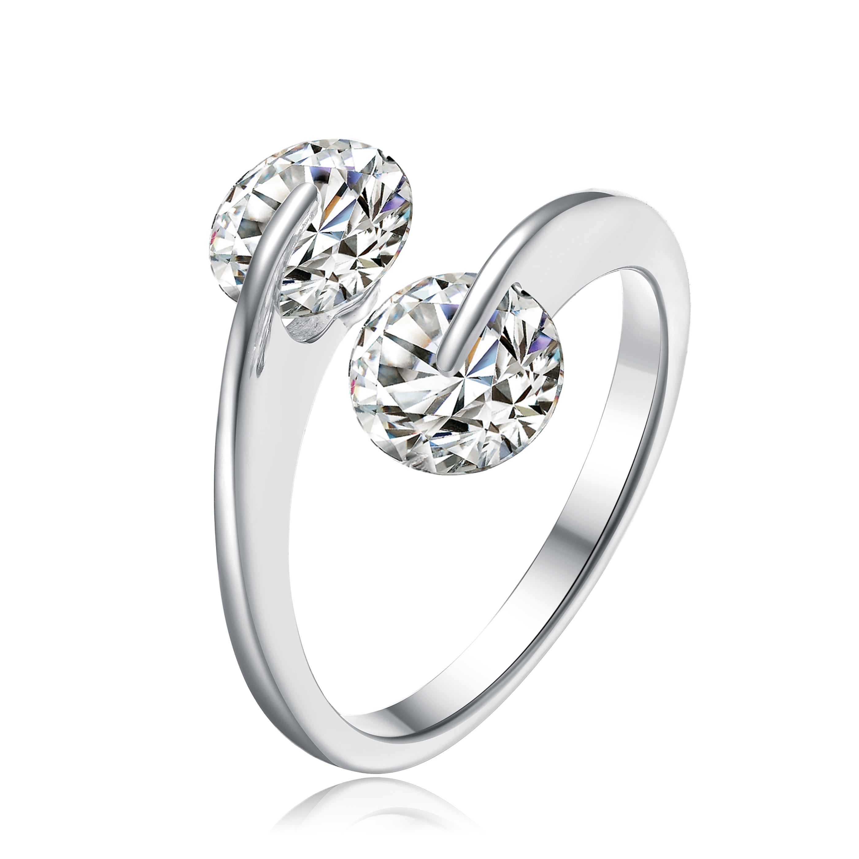 Queena Rose Gold Sterling Cz Bridal Set Engagement Ring for Women Ginger  Lyne Collection - Walmart.com