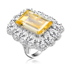 Dauphine Champagne Rectangular Limited Edition Ring